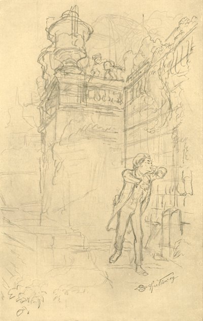 Malvolios Enkel, polovina konce 19. století, c1924. od Carl Spitzweg