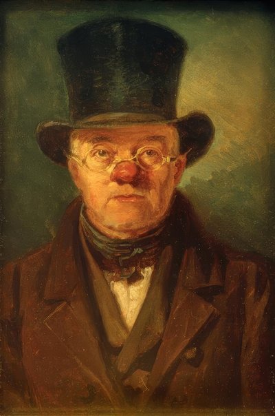 Muž s cylindrem od Carl Spitzweg
