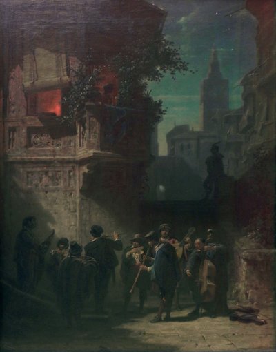 Španělská serenáda od Carl Spitzweg