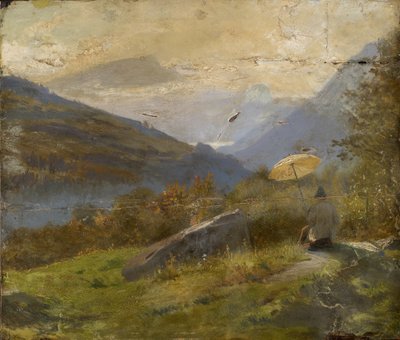 Malíř, kolem roku 1860 od Carl Spitzweg