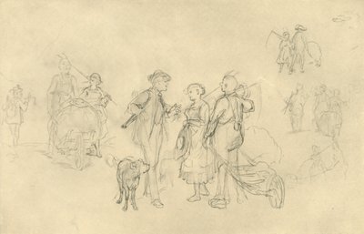 Verabredetes Rendezvous, polovina konce 19. století, c1924. od Carl Spitzweg