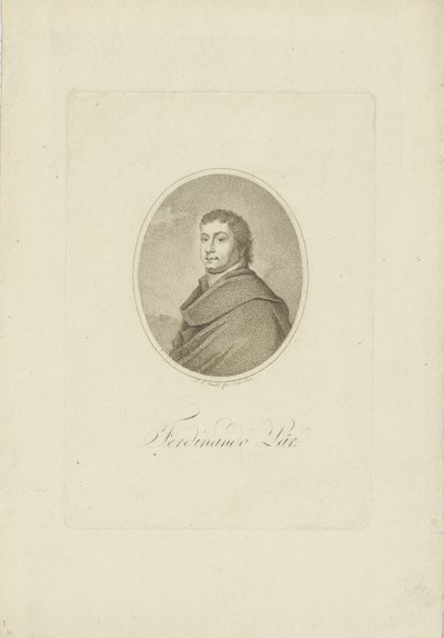 Portrét OP Ferdinando Pere 1-2, 2. od Carl Traugott Riedel