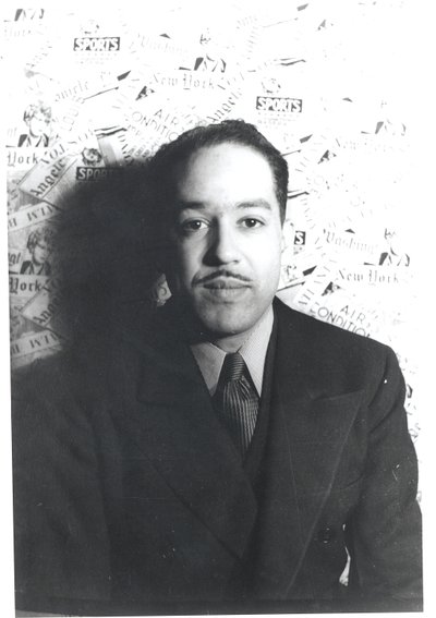 Langston Hughes (1902-1967) 29. února 1936 (želatinový stříbrný tisk) od Carl Van Vechten