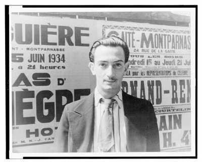 Portrét Salvadora Dalího, Paříž od Carl Van Vechten