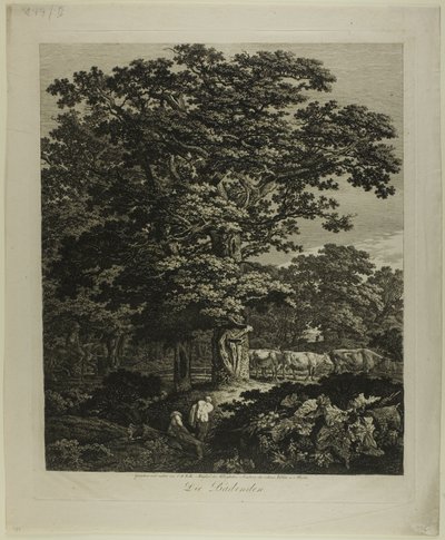 Koupající se od Carl Wilhelm Kolbe, the elder