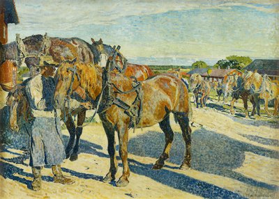 U stáje; Táta Stallbacken od Carl Wilhelm Wilhelmson