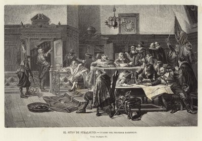Obležení Stralsundu od Carl von Haeberlin