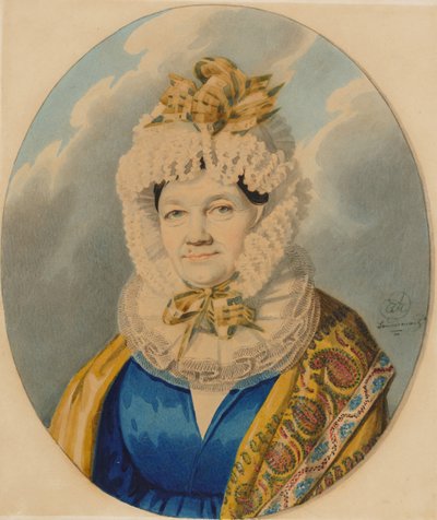 Hraběnka Natalia Fjodorovna Gorčaková, počátek 30. let 19. století. od Carl von Hampeln