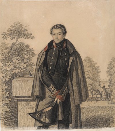 Portrét A.W. Raevsky, počátek 20. let 19. století. od Carl von Hampeln