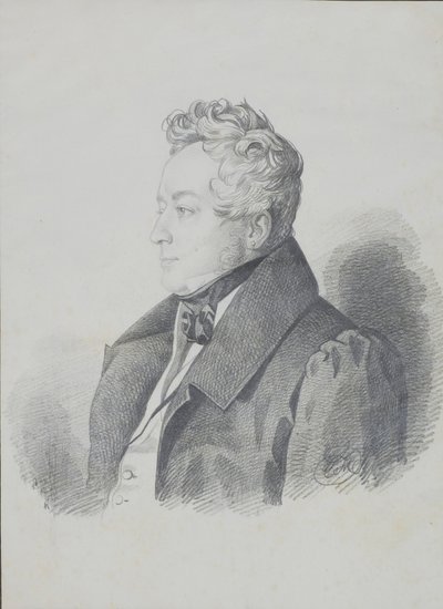 Portrét hraběte Alexandra Dmitrieviče Olsufjeva 1790-1853, po roce 1832. od Carl von Hampeln