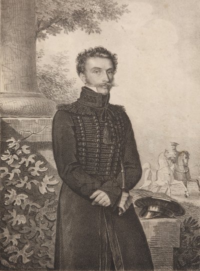 Portrét hraběte Paula Khristoforoviče Grabbeho 1789-1875, 20. léta 19. století. od Carl von Hampeln
