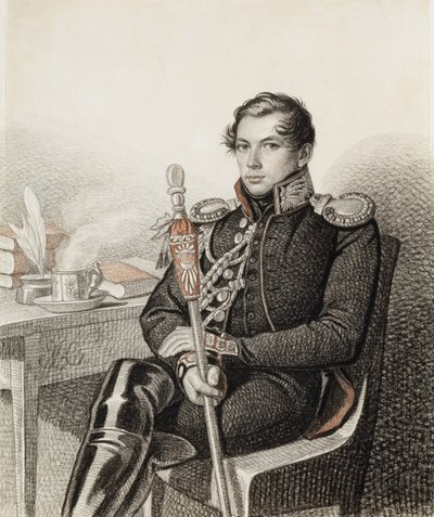Portrét hraběte Petra Petroviče Konovnitsyna 1803-1830, 1822-1823. od Carl von Hampeln