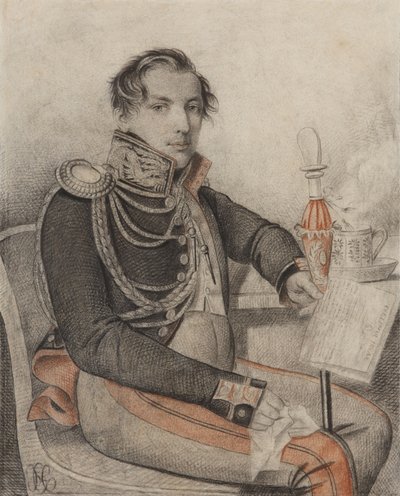 Portrét hraběte Petra Petroviče Konovnitsyna 1803-1830, počátek 20. let 19. století. od Carl von Hampeln