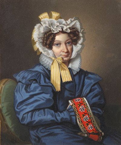 Portrét hraběnky A.M. Golitsyna, 30. léta 19. století. od Carl von Hampeln