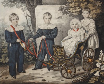 Portrét Talyzinových dětí, počátek 30. let 19. století. od Carl von Hampeln