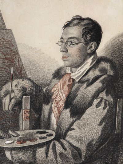 Autoportrét, 1820-1823. od Carl von Hampeln