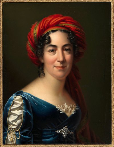 Portrét spisovatelky Caroline Pichlerové 1769-1843, 1818. od Carl von Sales