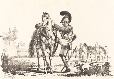 Karabina Montáž koně od Carle Vernet