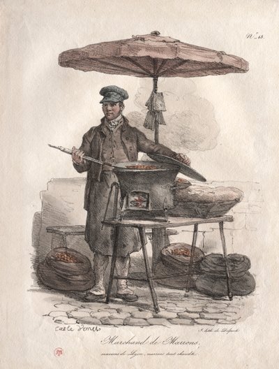 Kaštanový podomní obchodník od Carle Vernet