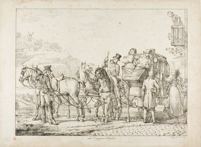 Angličtí cestovatelé od Carle Vernet