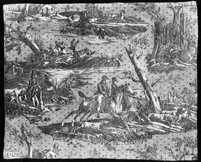 La Route de Jouy (Cesta k Jouy) (látka na nábytek) od Carle Vernet