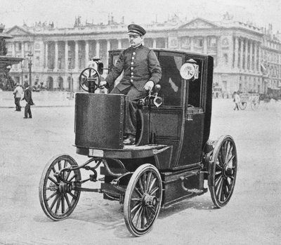 Elektrická sekce, Place de la Concorde, Paříž, kolem roku 1900 od Carle de Mazibourg