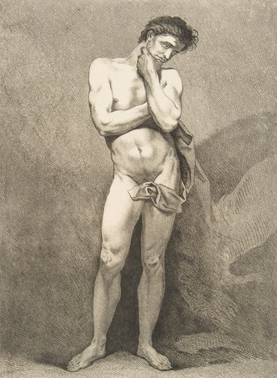 Akademie: Stojící muž, 1742-43. od Carle van Loo