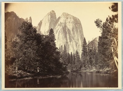 Cathedral Rocks, Yosemite od Carleton E. Watkins