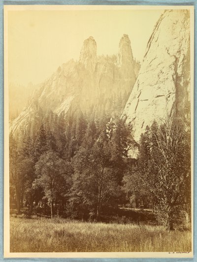 Cathedral Spires, Yosemite od Carleton E. Watkins