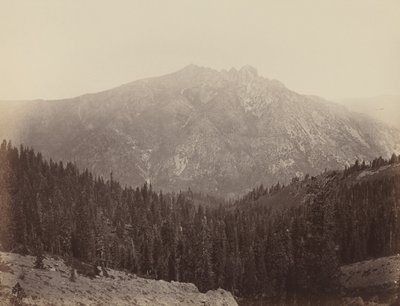 Downeville Butte od Carleton E. Watkins