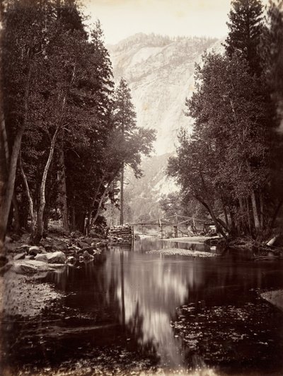 Eagle Point, 4000 stop, Yosemite, ca. 1872, vytištěno ca. 1876. od Carleton E. Watkins.