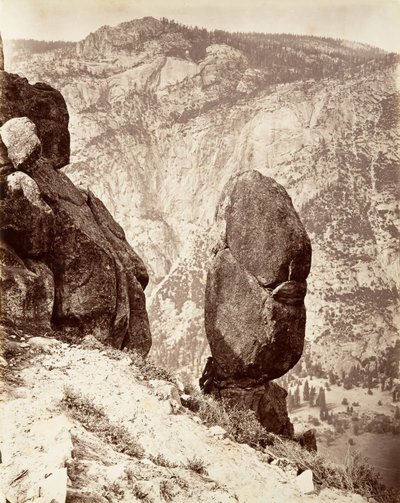 Eagle Point, Yosemite, ca. 1872, vytištěno ca. 1876. od Carleton E. Watkins.