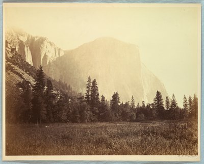 El Capitan, Yosemite od Carleton E. Watkins