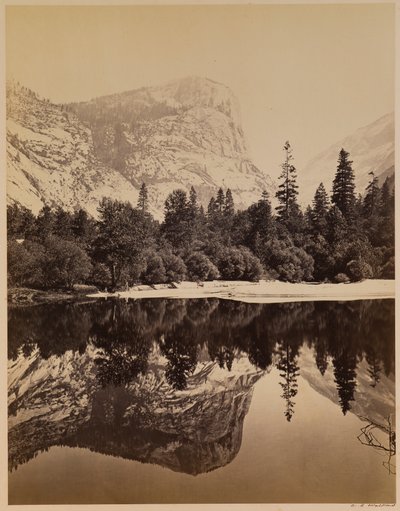 Zrcadlové jezero od Carleton E. Watkins