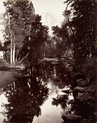 South Dome, 6000 stop, Yosemite, ca. 1872, vytištěno ca. 1876. od Carleton E. Watkins.