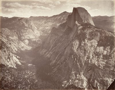 South Dome, 6000 stop, ca. 1872, vytištěno ca. 1876. od Carleton E. Watkins.