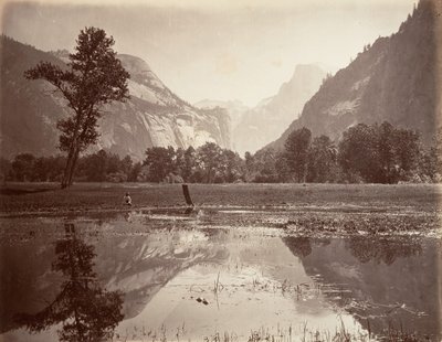 The Domes, Yosemite, ca. 1872, vytištěno ca. 1876. od Carleton E. Watkins.