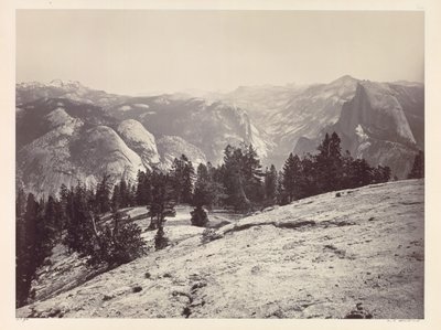 The Domes, od Sentinel Domes, Yosemite, c. 1865-1866. od Carleton E. Watkins