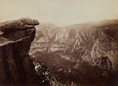 Yosemitské vodopády z Glacier Point od Carleton E. Watkins