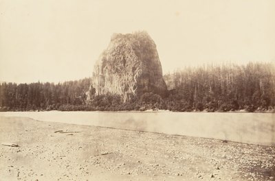 Castle Rock, Oregon, 1867, vytištěno ca. 1876. od Carleton Emmons Watkins