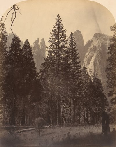 Katedrální věže, 1861. od Carleton Emmons Watkins
