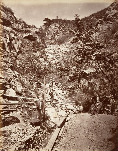 Hot Sulphur Springs, Santa Barbara, 1876, vytištěno ca. 1876. od Carleton Emmons Watkins