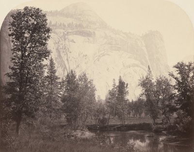 River View of the Royal Arches, Yosemite, 1861. od Carleton Emmons Watkins