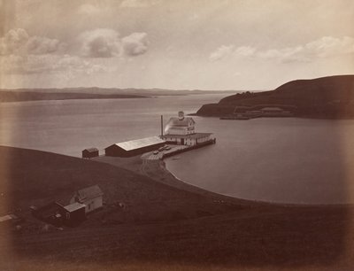 Průliv Carquennes, z jižního Valleja, 1868-69. od Carleton Emmons Watkins