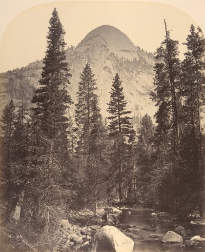 Tacoye, The North Dome, 3729 stop, 1861. od Carleton Emmons Watkins