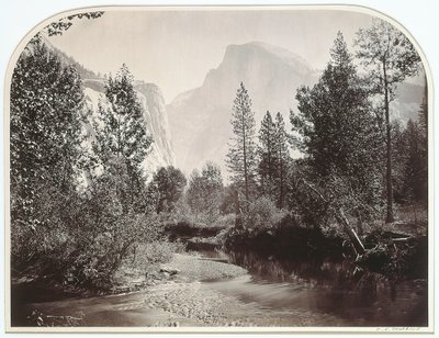 Taysayac, Half Dome, 4967 Ft, Yosemite od Carleton Emmons Watkins