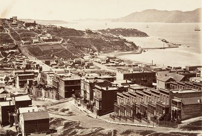 Zlatá brána, 1868-69, tisk ca. 1876. od Carleton Emmons Watkins