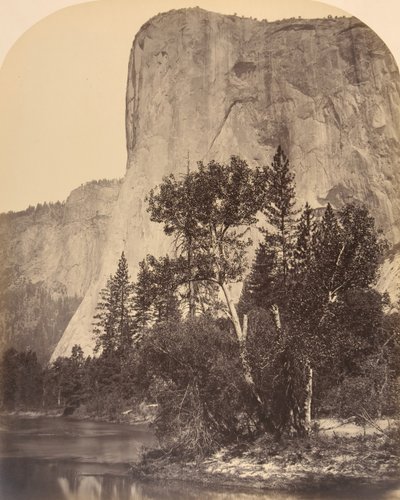 Tutucanula, El Capitan, 1861. od Carleton Emmons Watkins