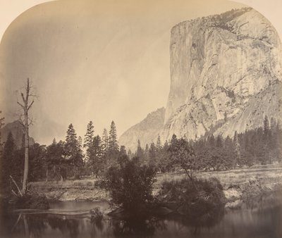 Tutucanula, El Capitan, 4000 stop, 1861. od Carleton Emmons Watkins