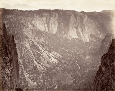 Yosemitské údolí, ca. 1872, vytištěno ca. 1876. od Carleton Emmons Watkins
